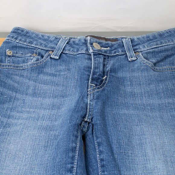 Levi's 535 Leggings 1 (25 X 28) Women's Juniors Denim Jeans Medium Wash - Picture 4 of 10